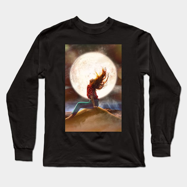 At the Edge Of The Desert Long Sleeve T-Shirt by SeamlessOo